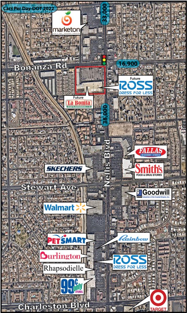 For Lease SWC Bonanza & Nellis